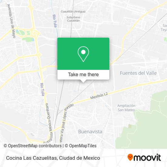 Cocina Las Cazuelitas map