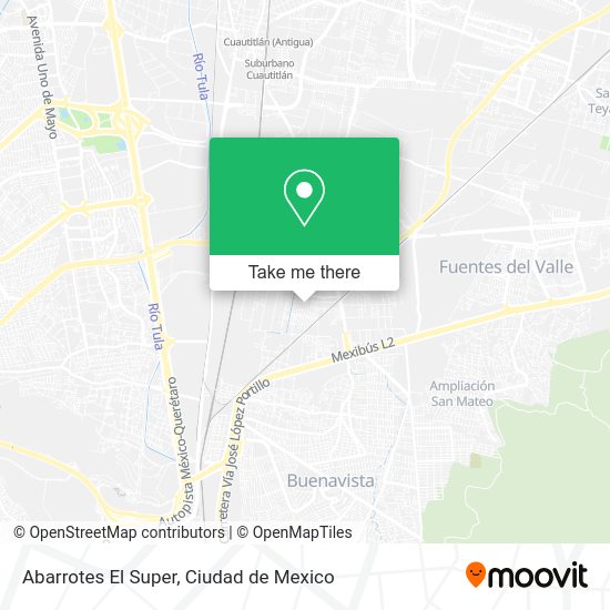 Abarrotes El Super map