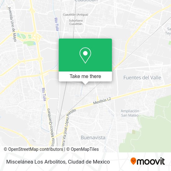 Miscelánea Los Arbolitos map