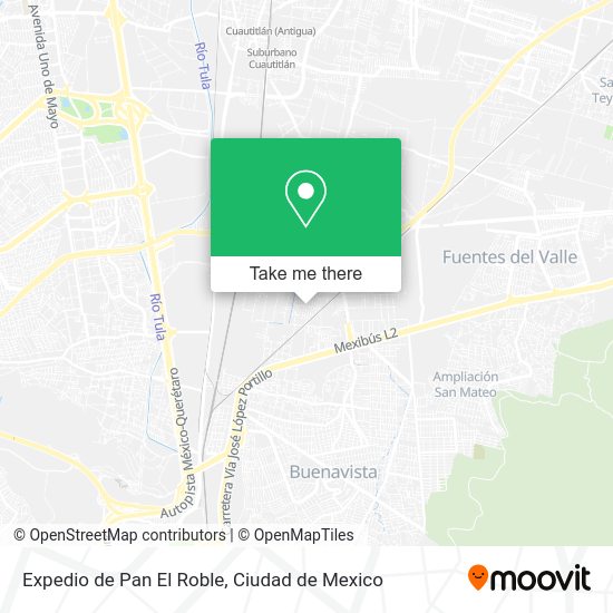 Mapa de Expedio de Pan El Roble