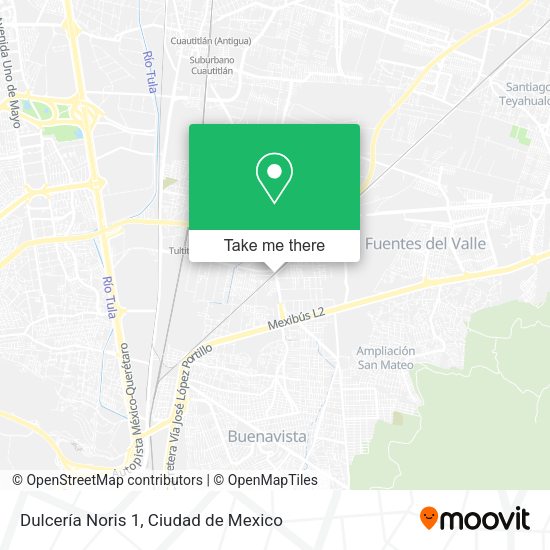 Mapa de Dulcería Noris 1