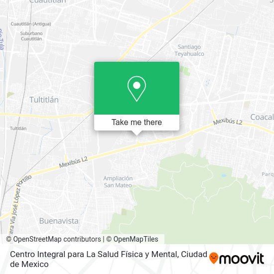 Centro Integral para La Salud Física y Mental map