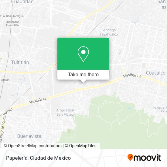 Mapa de Papelería