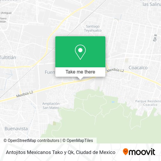 Antojitos Mexicanos Tako y Qk map