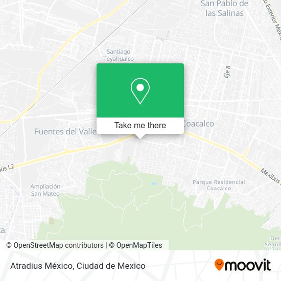 Mapa de Atradius México