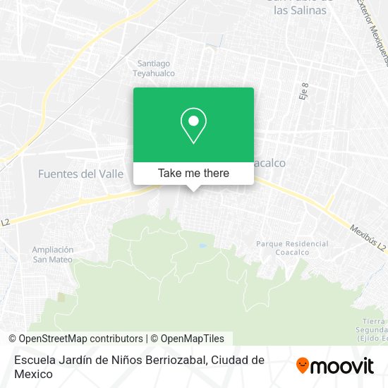 Escuela Jardín de Niños Berriozabal map