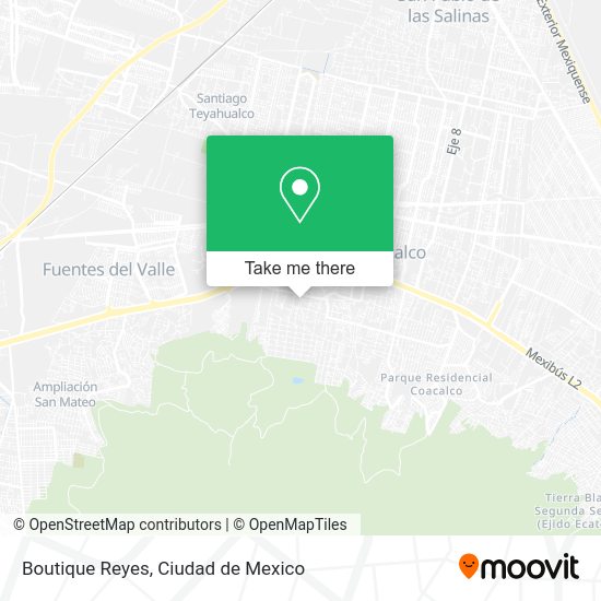 Boutique Reyes map