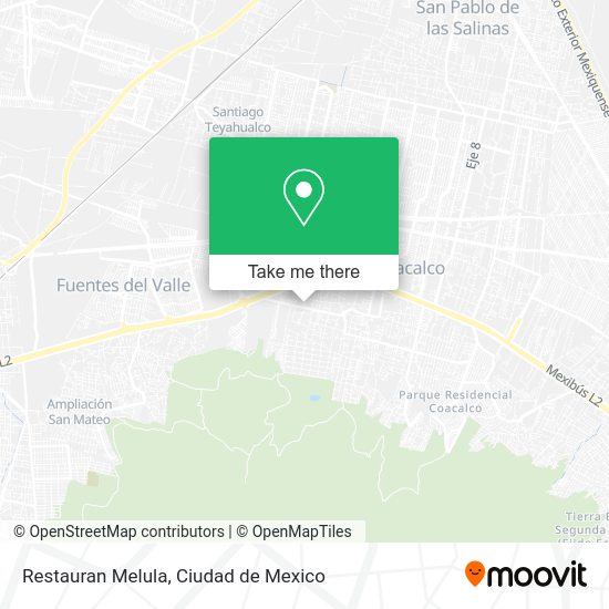 Restauran Melula map