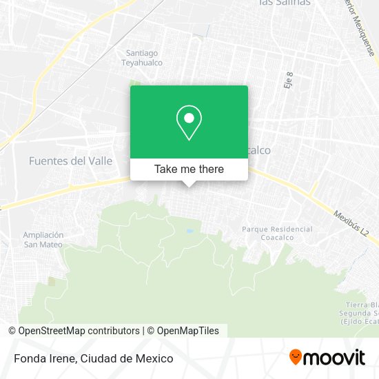 Mapa de Fonda Irene