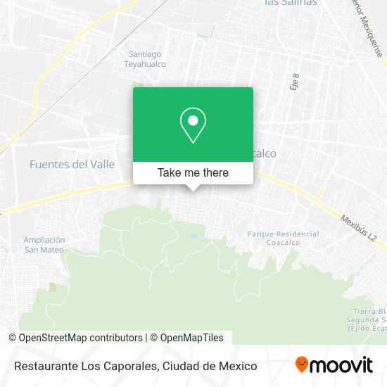 Restaurante Los Caporales map