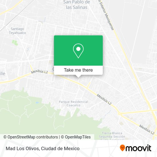 Mapa de Mad Los Olivos