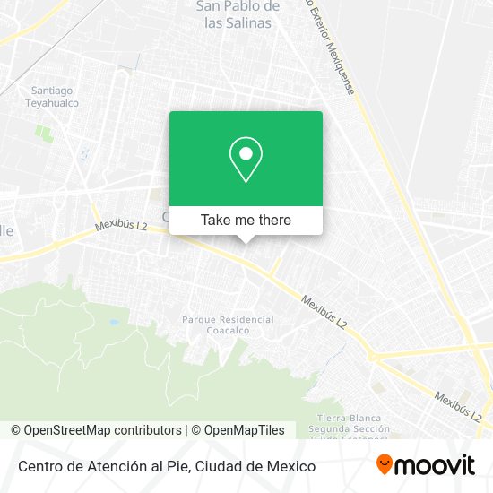 Centro de Atención al Pie map