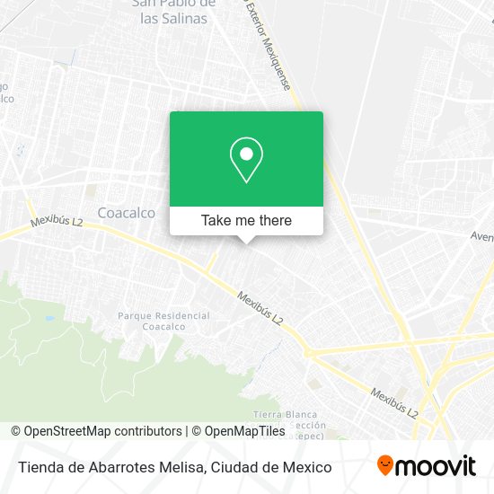 Tienda de Abarrotes Melisa map
