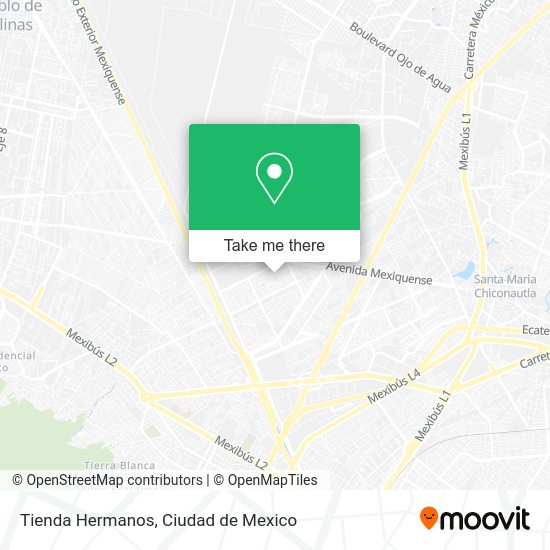 Mapa de Tienda Hermanos