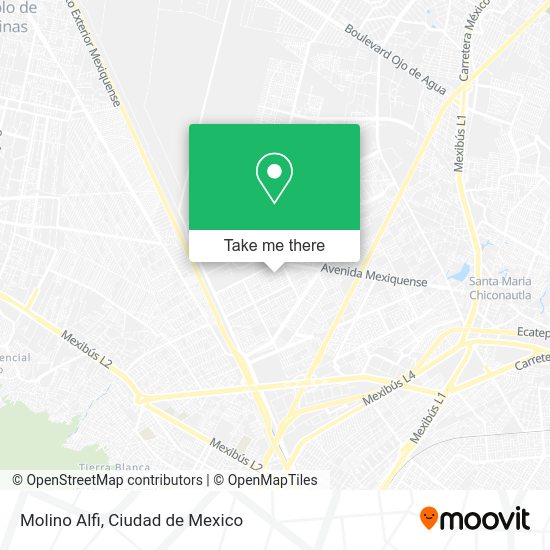 Mapa de Molino Alfi
