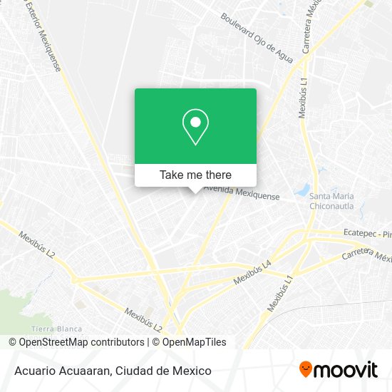 Acuario Acuaaran map