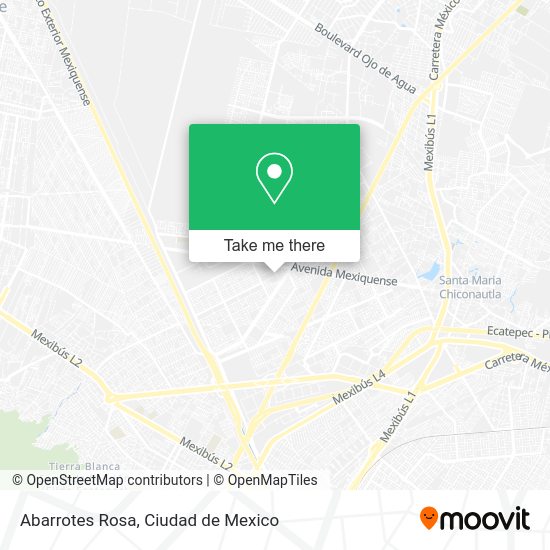 Abarrotes Rosa map