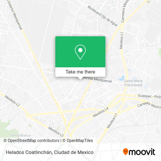 Helados Coatlinchán map
