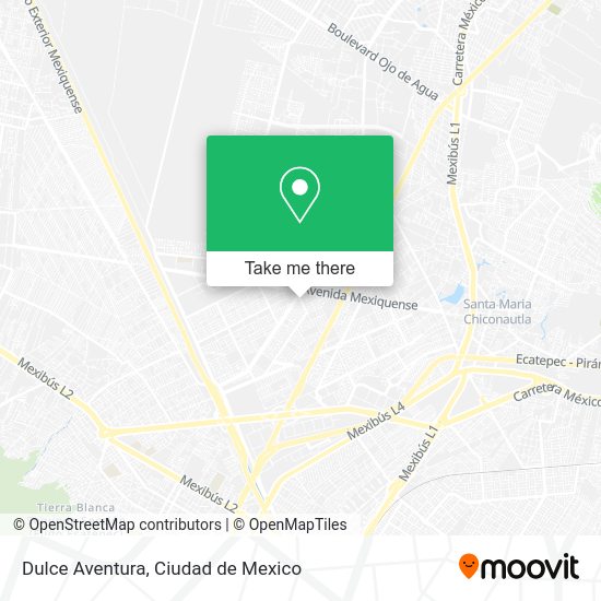 Dulce Aventura map
