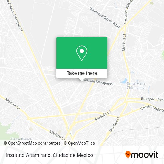 Instituto Altamirano map