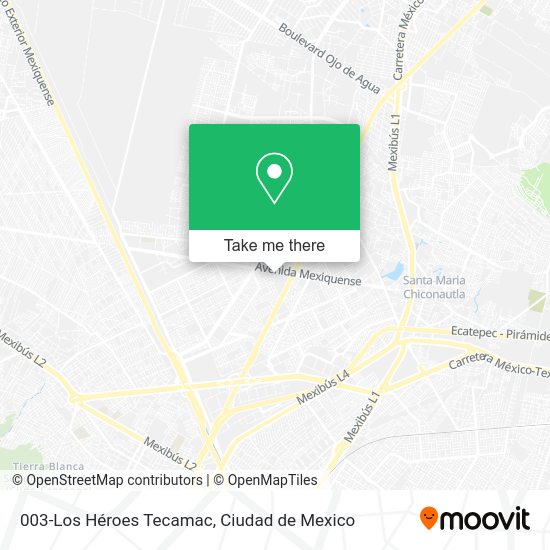 003-Los Héroes Tecamac map