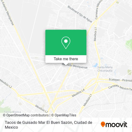 Tacos de Guisado Mar El Buen Sazón map