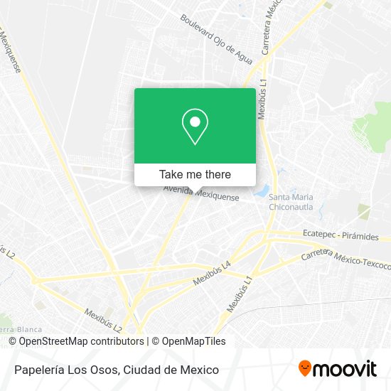 Papelería Los Osos map