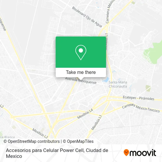 Mapa de Accesorios para Celular Power Cell