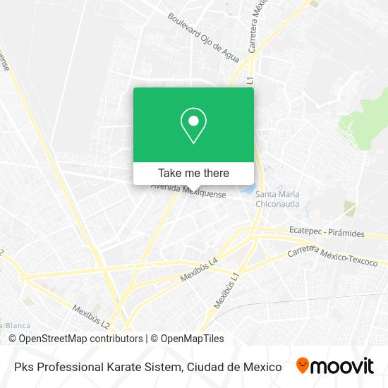 Mapa de Pks Professional Karate Sistem