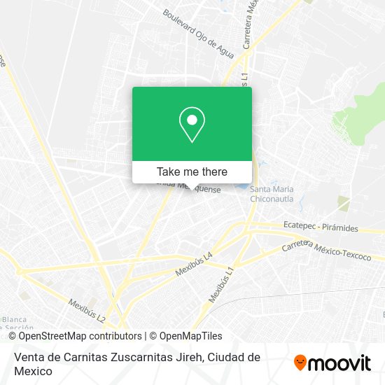Mapa de Venta de Carnitas Zuscarnitas Jireh