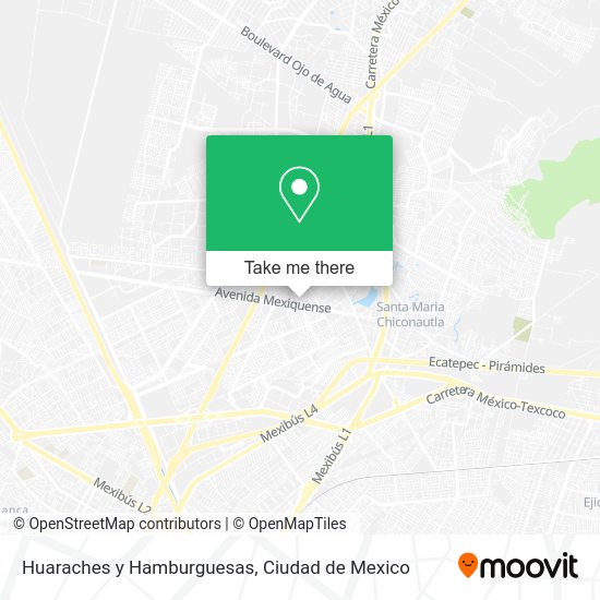 Huaraches y Hamburguesas map