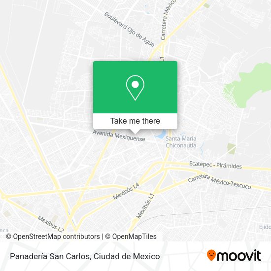 Panadería San Carlos map