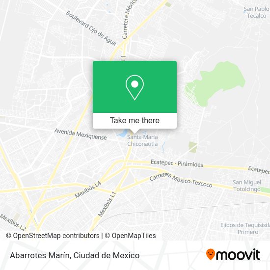 Abarrotes Marín map