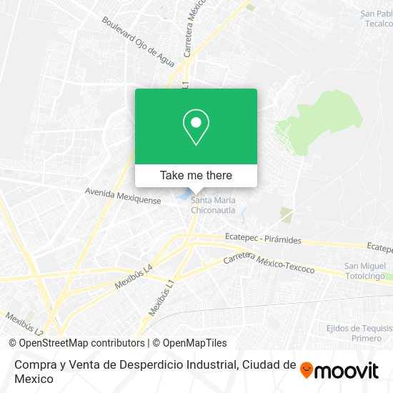 Mapa de Compra y Venta de Desperdicio Industrial
