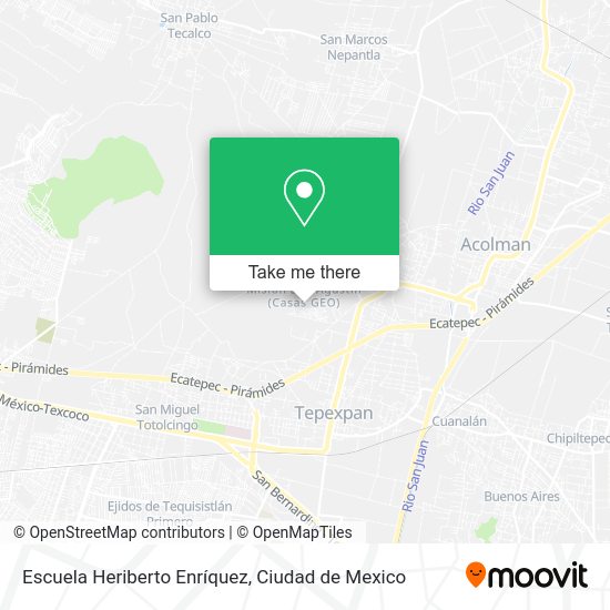 Mapa de Escuela Heriberto Enríquez