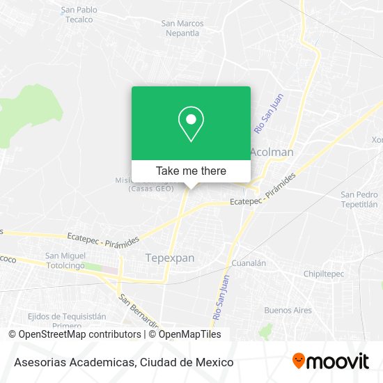 Asesorias Academicas map