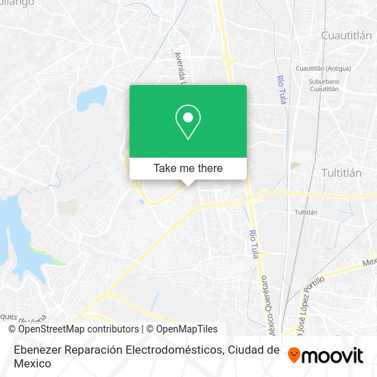 Mapa de Ebenezer Reparación Electrodomésticos
