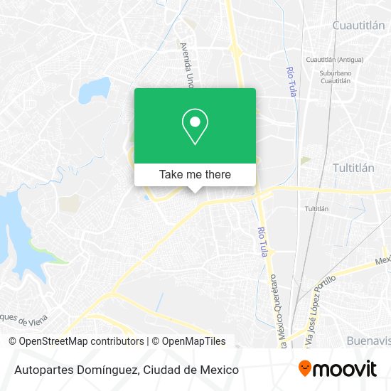 Mapa de Autopartes Domínguez