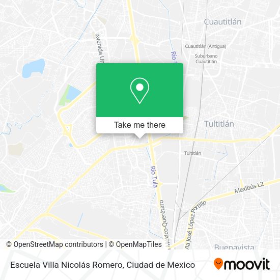 Escuela Villa Nicolás Romero map