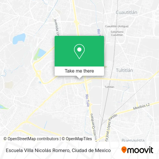 Escuela Villa Nicolás Romero map