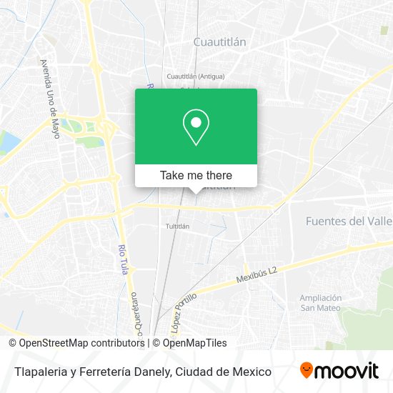 Mapa de Tlapaleria y Ferretería Danely