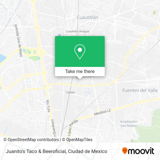 Mapa de Juanito's Taco & Beeroficial
