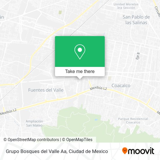 Grupo Bosques del Valle Aa map