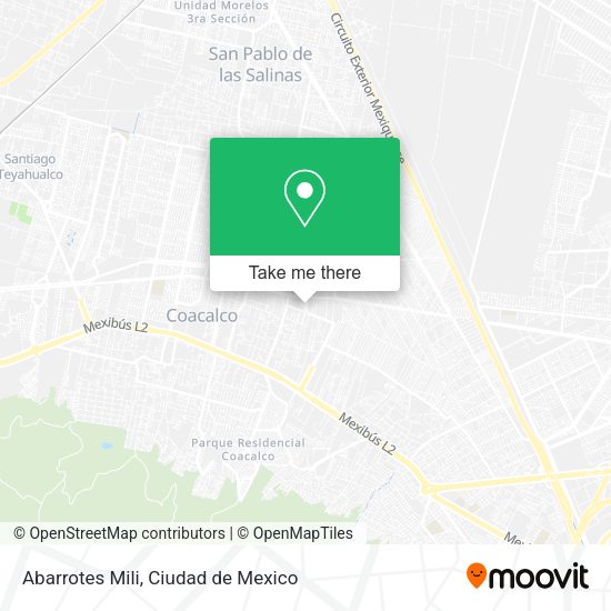 Mapa de Abarrotes Mili