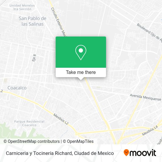 Carniceria y Tocinería Richard map