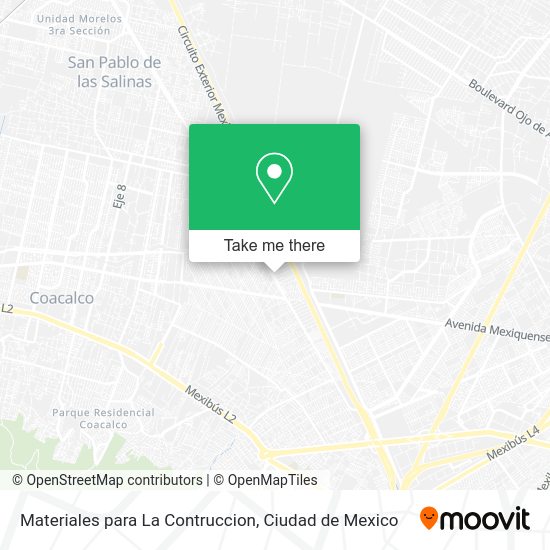 Materiales para La Contruccion map