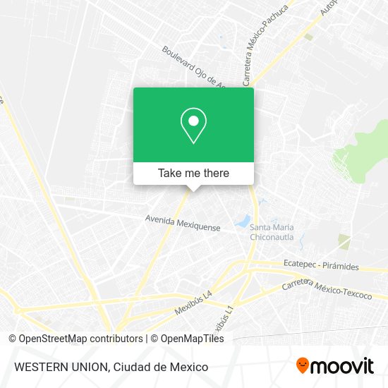 Mapa de WESTERN UNION