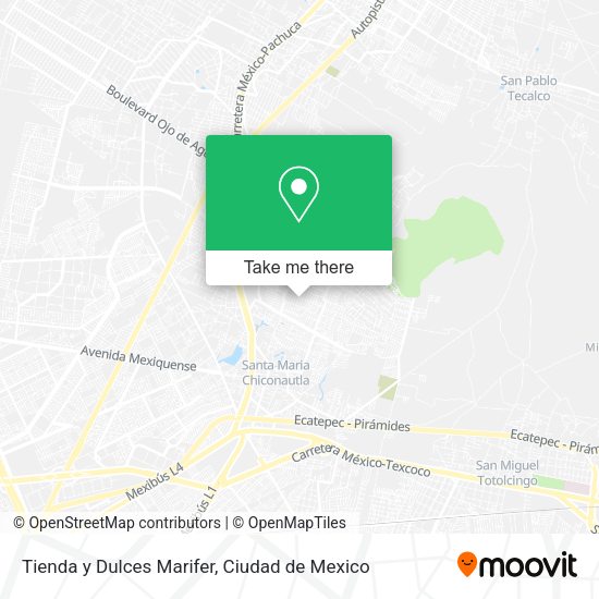 Tienda y Dulces Marifer map