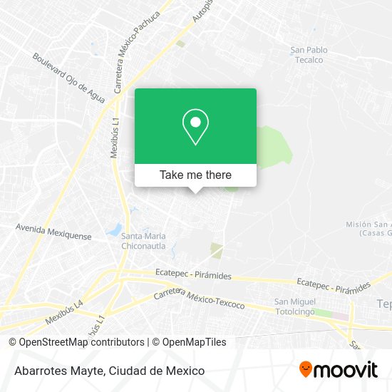 Mapa de Abarrotes Mayte