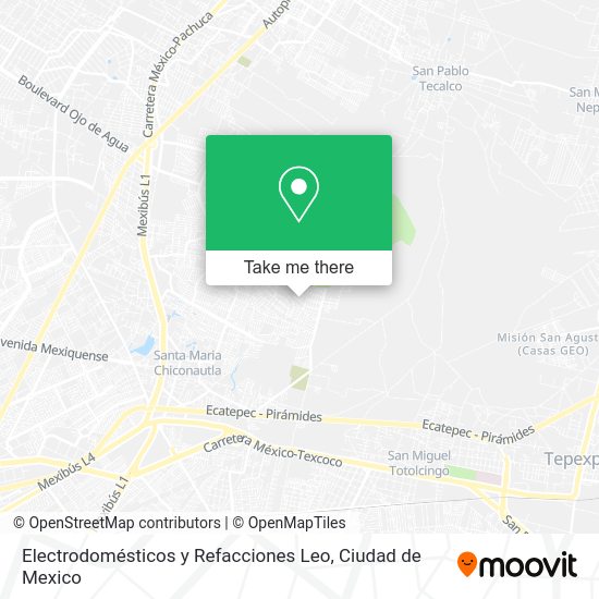 Mapa de Electrodomésticos y Refacciones Leo
